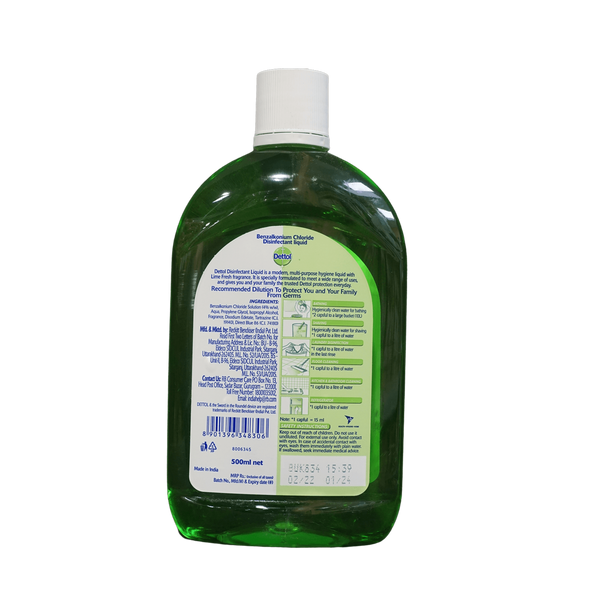 Dettol Disinfectant Liquid Cleaner, 500ml - jaldi