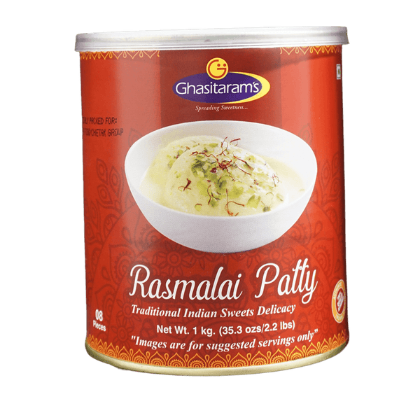 Ghasitaram Rasmalai, 1kg - jaldi