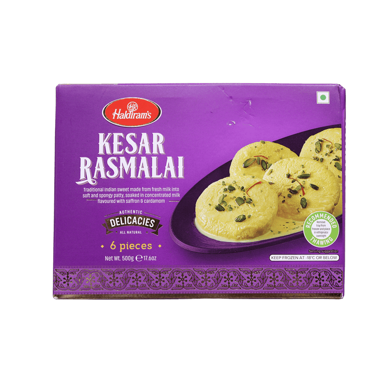 Haldiram's Kesar Rasmalai, 500g - jaldi