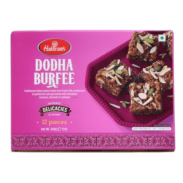 Haldiram's Frozen Dodha Burfi, 340g - jaldi