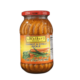 Mother's Recipe Carrot & Chilli Pickle, 500g - jaldi