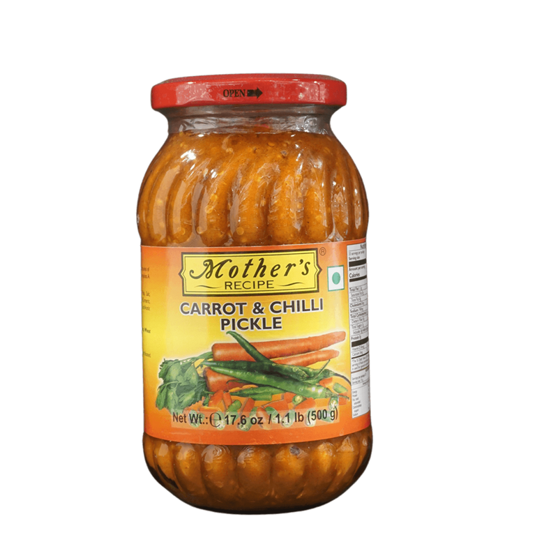 Mother's Recipe Carrot & Chilli Pickle, 500g - jaldi
