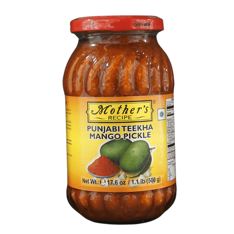 Mother's Recipe Pickled Punjabi Teekha Mango, 500g - jaldi