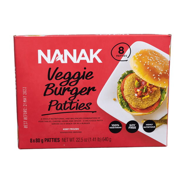 Nanak Veggie Burger Patties, 22.5 oz - jaldi