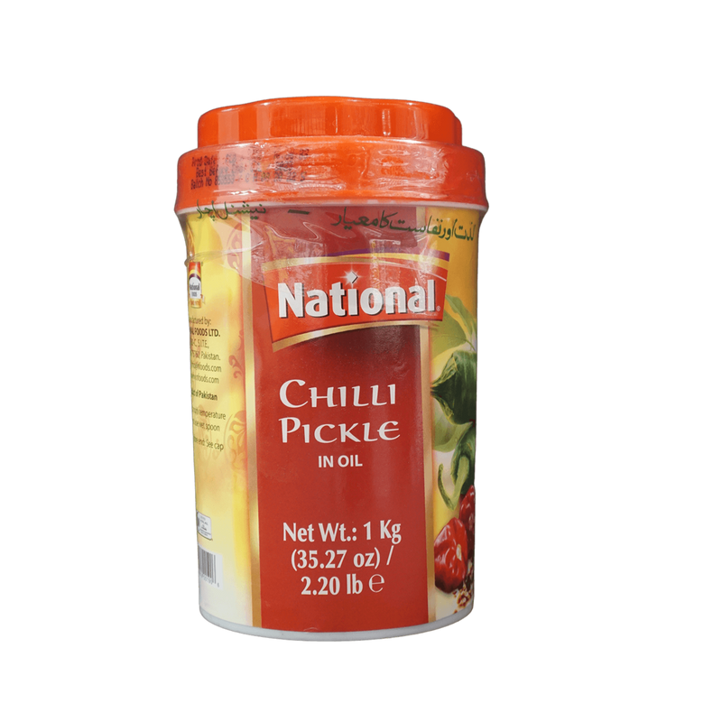 National Chilli Pickle In Oil, 1kg - jaldi