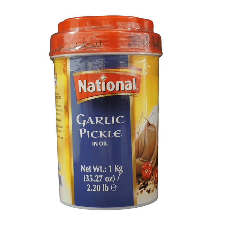 National Garlic Pickle In Oil, 1kg - jaldi