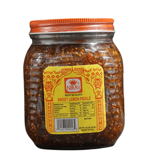 Nirav Sweet Lemon Pickle, 36oz - jaldi