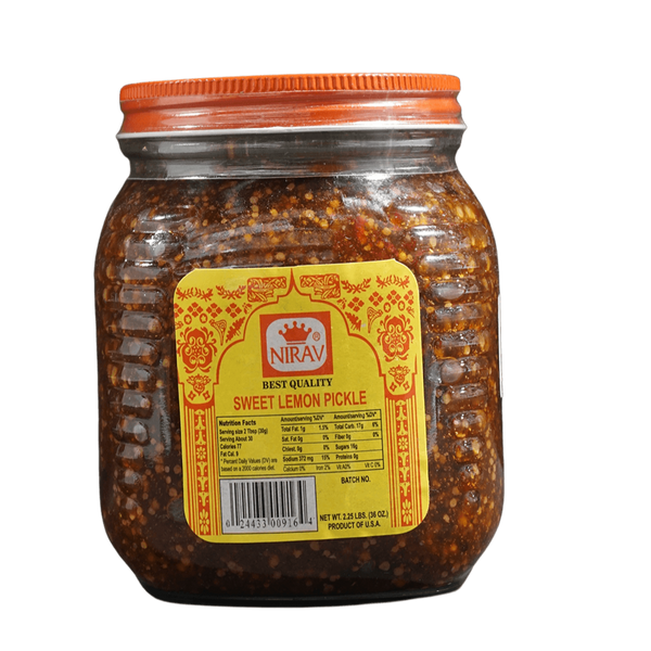 Nirav Sweet Lemon Pickle, 36oz - jaldi