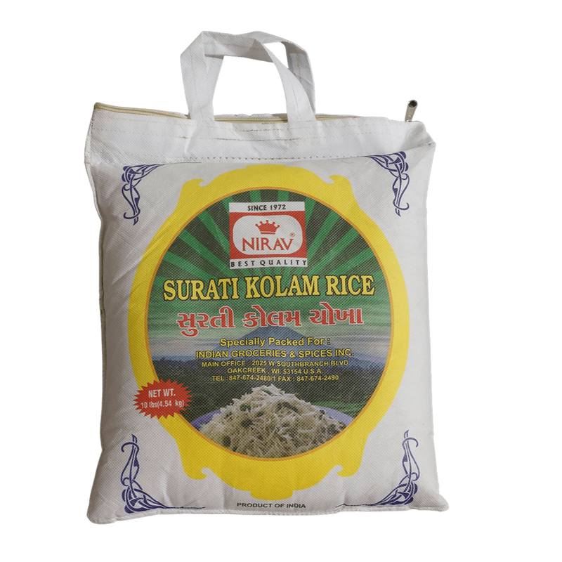 Nirav Surati Kolam Rice, 5kg - jaldi