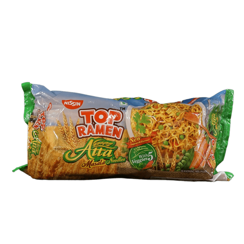 Nissin Top Ramen Atta Noodles, 280g - jaldi