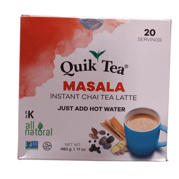 Quik Tea Cardamom Instant Chai Tea Latte, 480g - jaldi