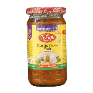 Telegu Garlic Pickle, 300g - jaldi