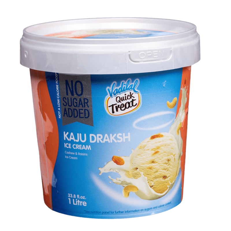 Vadilal Kaju Draksh Ice Cream, 1000ml - jaldi