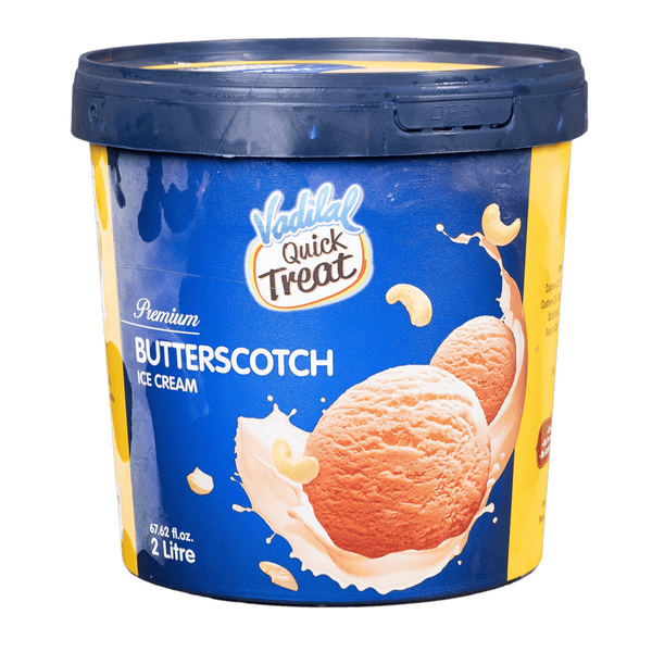 Vadilal Butterscotch Ice Cream, 2l - jaldi