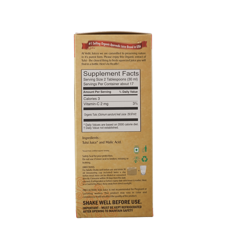 Vedic Tulsi Juice , 500ml - jaldi