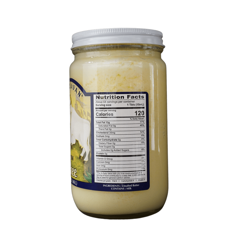 Vrindavan Cow Ghee, 32oz - jaldi