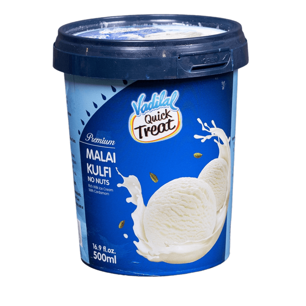 Vadilal Malai Kulfi, 500ml - jaldi