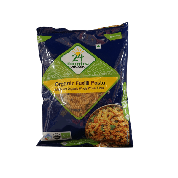 24 Mantra Organic Fusilli Pasta, 400g - jaldi