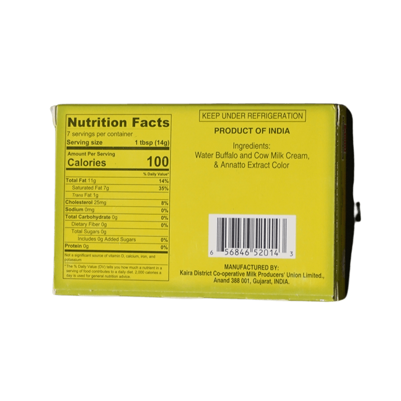 Amul Butter Unsalted, 100g - jaldi