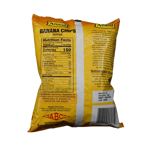 Anand Banana Chips Pepper, 7.04oz - jaldi