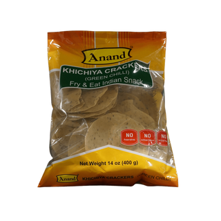 Anand Khichiya Crackers Green Chilli, 400g - jaldi