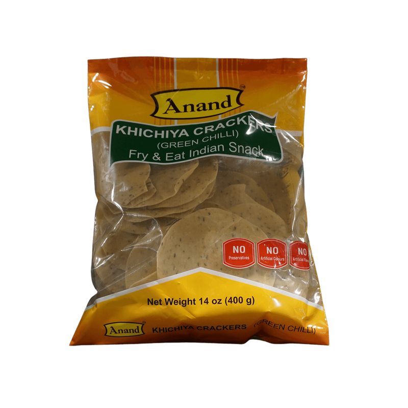 Anand Khichiya Crackers Green Chilli, 400g - jaldi