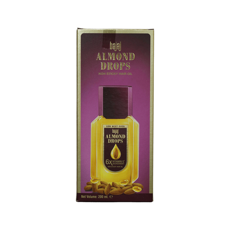 Bajaj Almond Drops Non Sticky Hair Oil, 200ml - jaldi