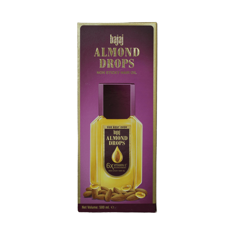 Bajaj Almond Drops Non Sticky Hair Oil, 500ml - jaldi