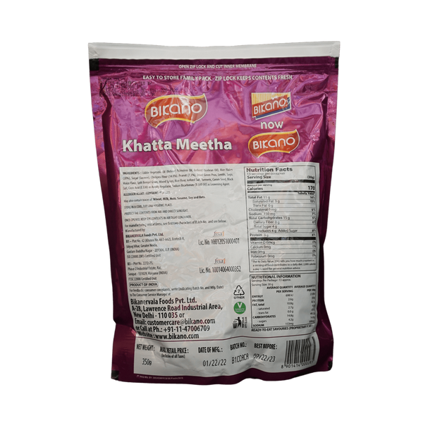 Bikano Khatta Meetha, 400g - jaldi