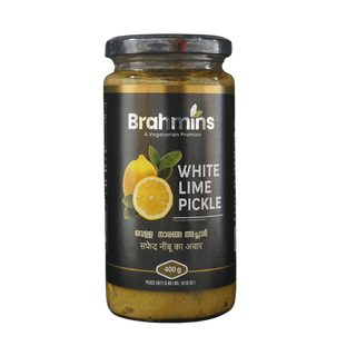 Brahmins White Lime Pickle, 400g - jaldi