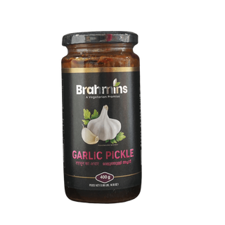 Brahmins Garlic Pickle, 400g - jaldi
