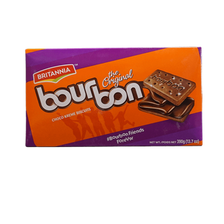 Britannia Bourbon Choco Kreme Biscuits, 390g - jaldi