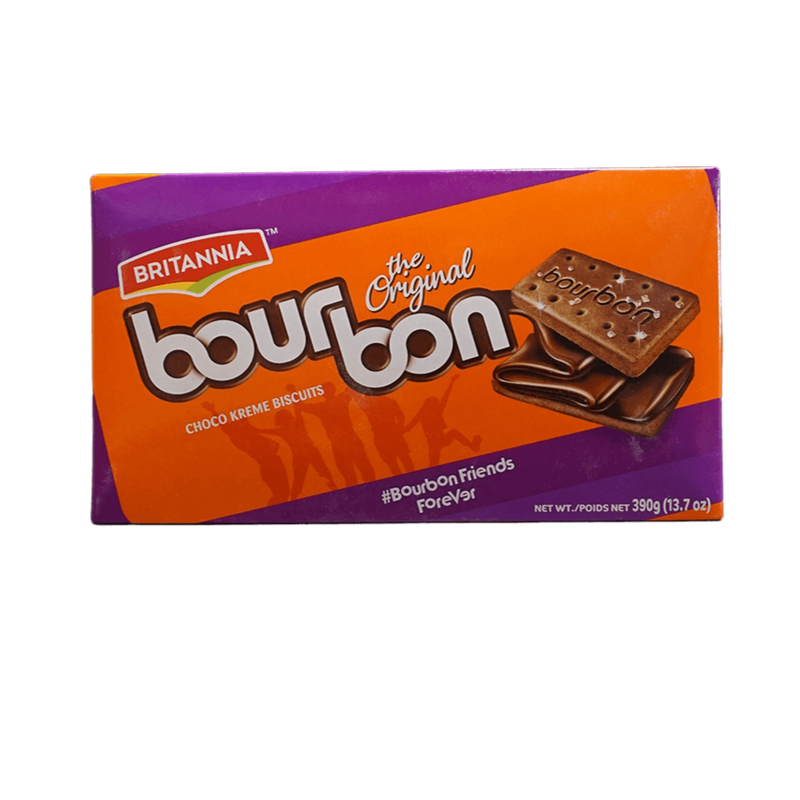 Britannia Bourbon Choco Kreme Biscuits, 390g - jaldi