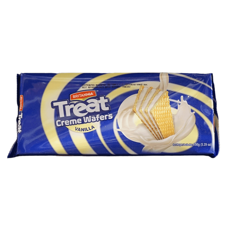 Britannia Treat Vanilla Creme Wafers, 150g - jaldi