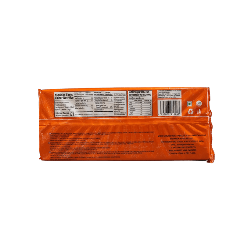 Britannia Treat Orange Wafers, 150g - jaldi