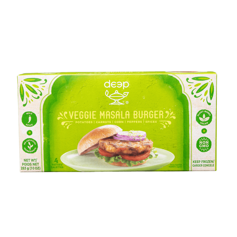 Deep Veggie Masala Burger, 10oz - jaldi