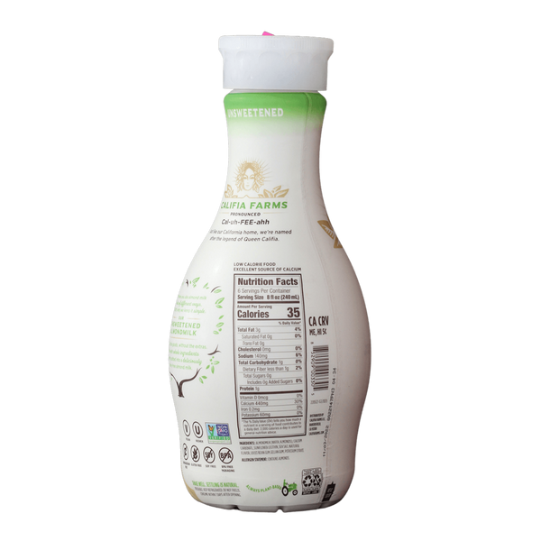 Califia Unsweetened Almond Milk, 48fl oz - jaldi