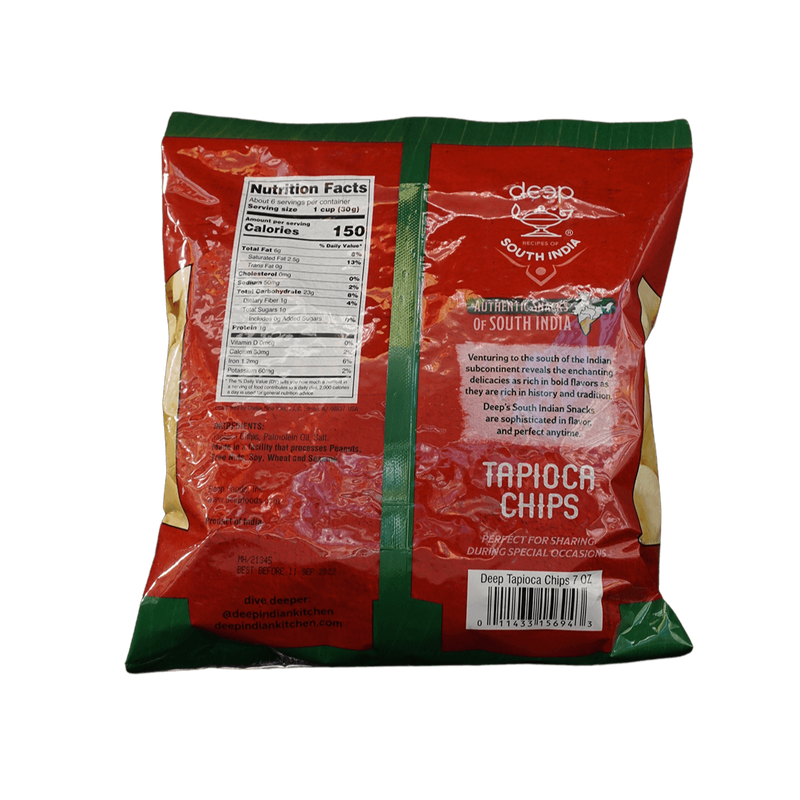 Deep Udupi Tapioca Chips, 200g - jaldi