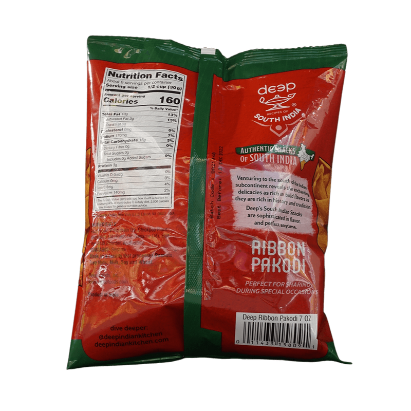 Deep South India Ribbon Pakodi, 200g - jaldi