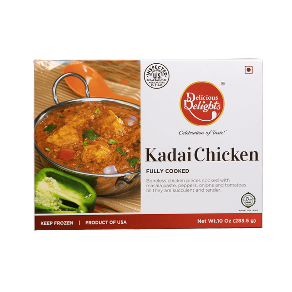 Delicious Delight Kadai Chicken, 10oz - jaldi