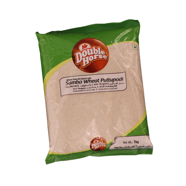 Double Horse Samba Wheat Puttupodi, 1kg - jaldi