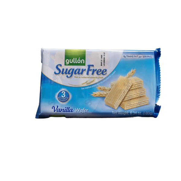 Gullon No Sugar Vanilla Wafer, 180g - jaldi