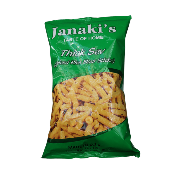 Janaki's Thick Sev, 7oz - jaldi