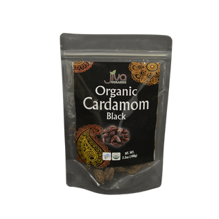 Jiva Organic Cardamon Black, 100g - jaldi