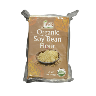 Jiva Organic Soy Beans Flour, 2lb - jaldi