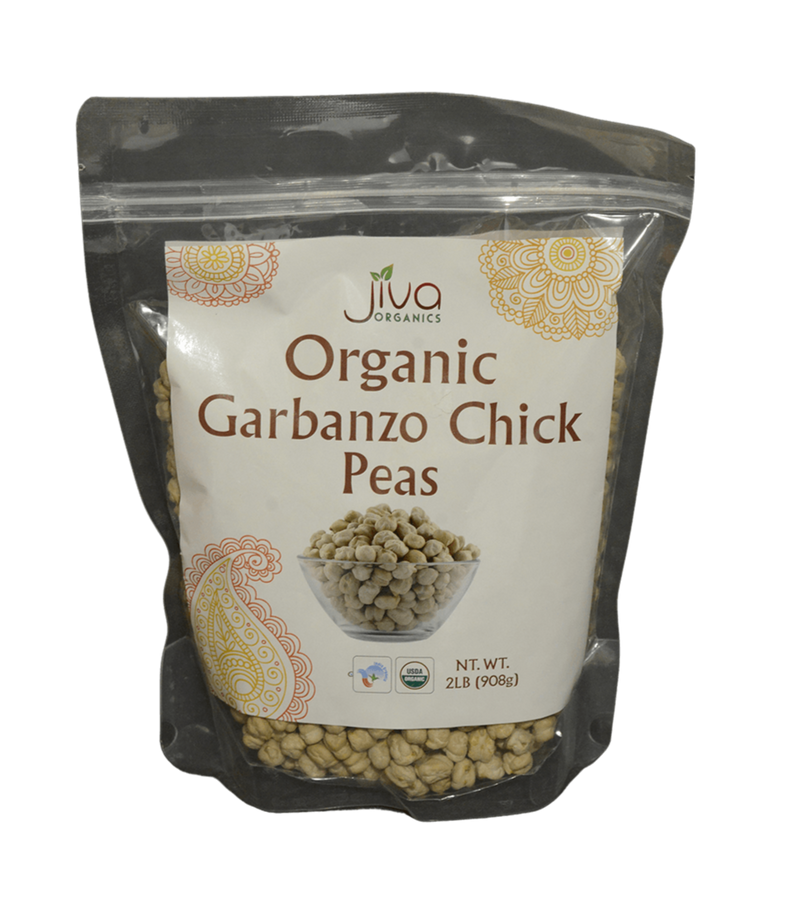 Jiva Organic Chick Peas, 2lb - jaldi