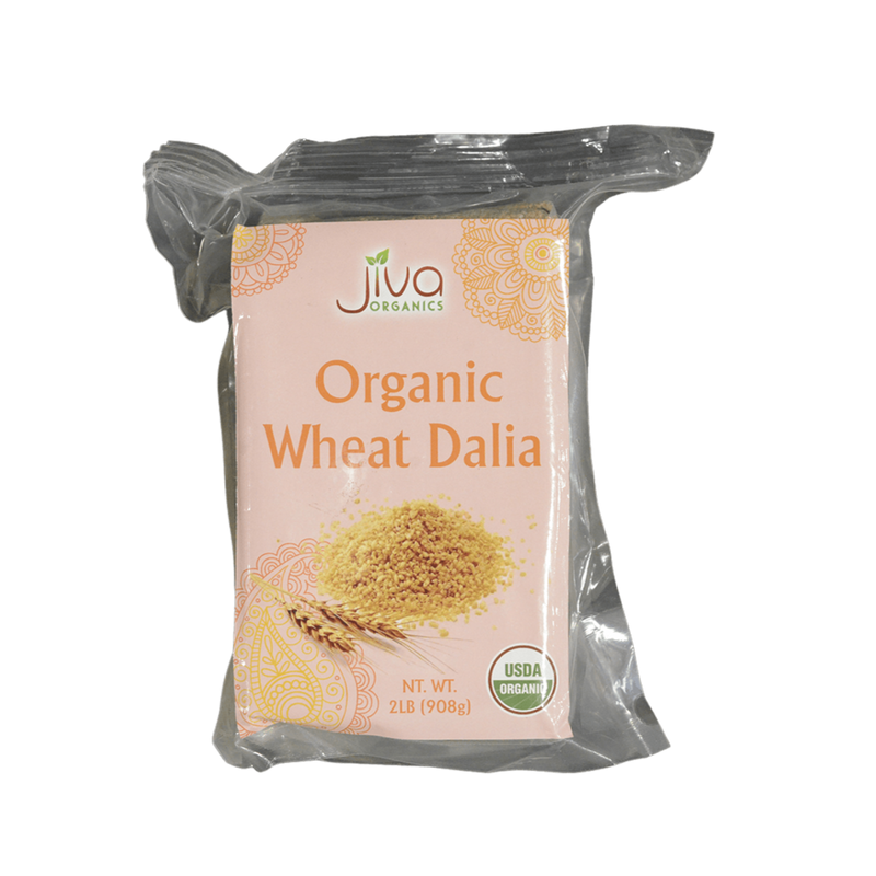 Jiva Organic Wheat Dalia, 2lb - jaldi