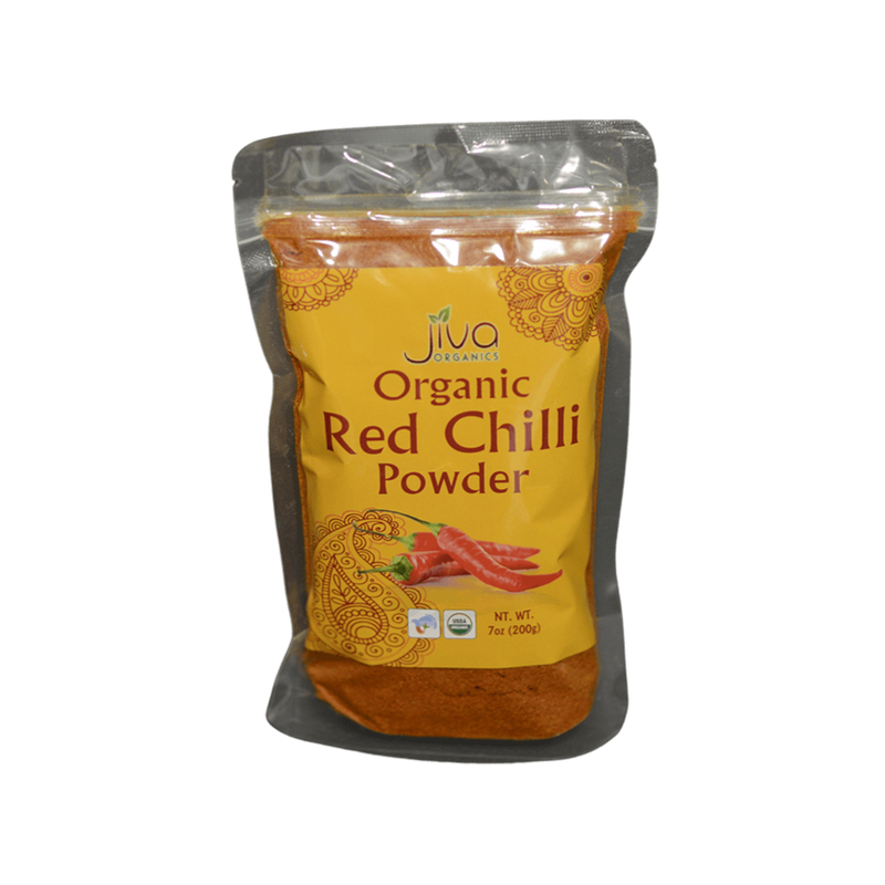 Jiva Organic Red Chilly Powder, 7oz - jaldi