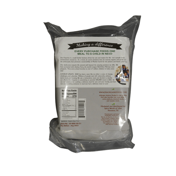 Jiva OrganicBajri Flour, 908g - jaldi