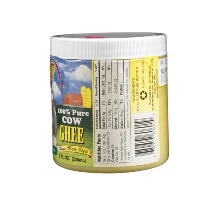 Joy Cow Ghee 8 Oz - jaldi